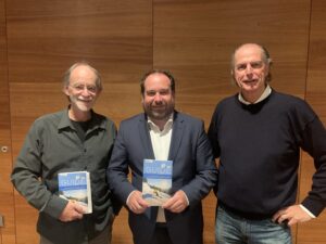 Im Bild vlnr_ Fred Fettner (Autor), Christoph Haselmayer (Institut für Demoskopie und Datenanalyse), Günter Fritz (Autor)