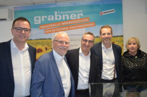 v.l.n.r.:  Mario Neuhold, Klaus Grabner, Flavio Borgna (Bongioanni), Klaus Grabner, Ursula Grabner