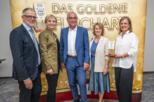 Im Bild v.l.n.r.: Thomas Wolfsegger (Tagen in Österreich), Ulli Retter (Retter Bio-Natur-Resort), Peter Ochensberger, Astrid Ochensberger (Gartenhotel Ochensberger), Elfi Schenkel (Tagen in Österreich)