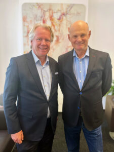 Willy Lehmann li., Georg Wiedenhofer re.