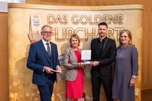 vlnr.: Thomas Wolfsegger (Tagen in Österreich), Astrid Ochensberger, Andreas Hofer (Gartenhotel Ochensberger), Elfi Schenkel (Tagen in Österreich),